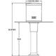 RAMI8714 SATCOM antenna engineering drawing