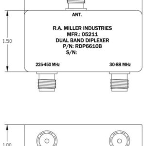 RDP6610B engineering drawing