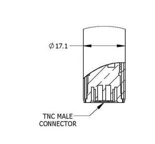 RRD1019B-TNC male connector